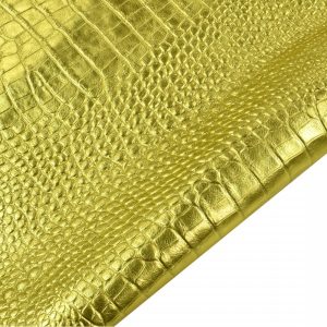 Crocodile Laminated Calfskin