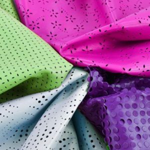 Fashion Perforated Mixed Lambskins