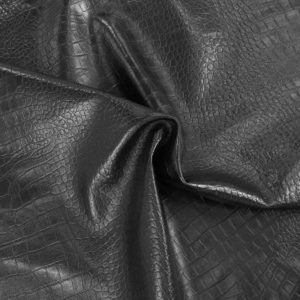 Crocodile Embossed Premium Lambskin Leather