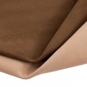 Nubuck Pebble Printed Calf Leather