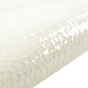 Patent Calfskin Leather "Volcano" Effect